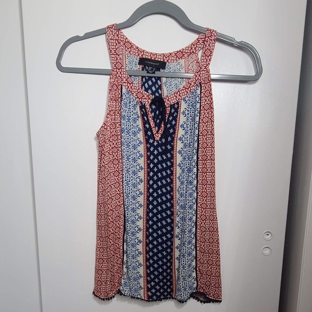 Beautiful printed sleeveless top!
